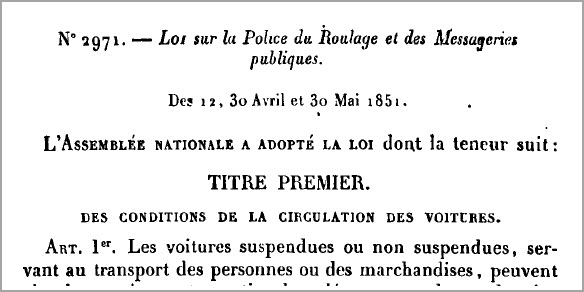 Code de la Route 1