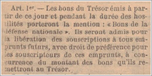 Bons de la défense nationale 1